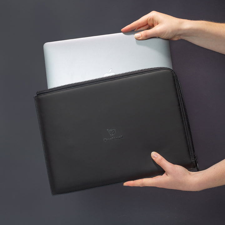 Eco-Conscious 13" Laptop Sleeve, Miho Black