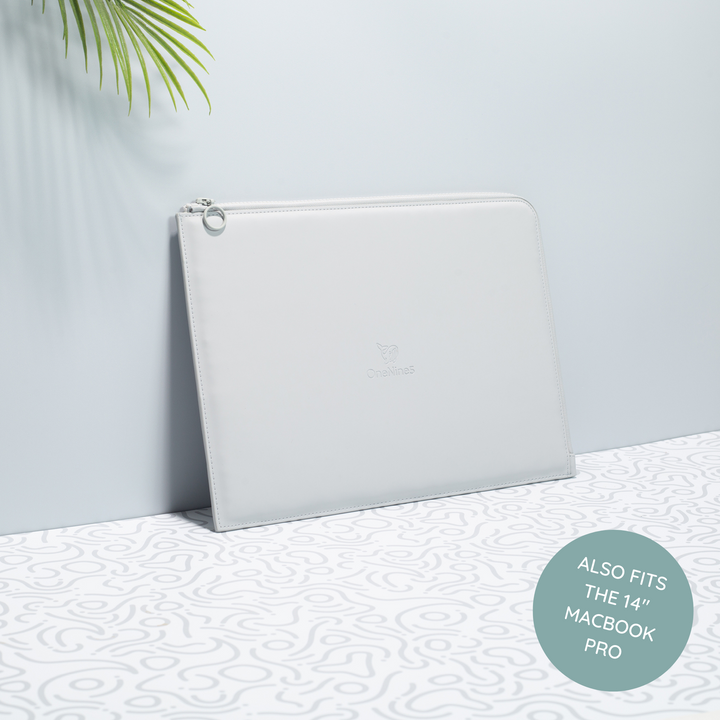 Eco-Conscious 13" Laptop Sleeve, Moeraki Grey