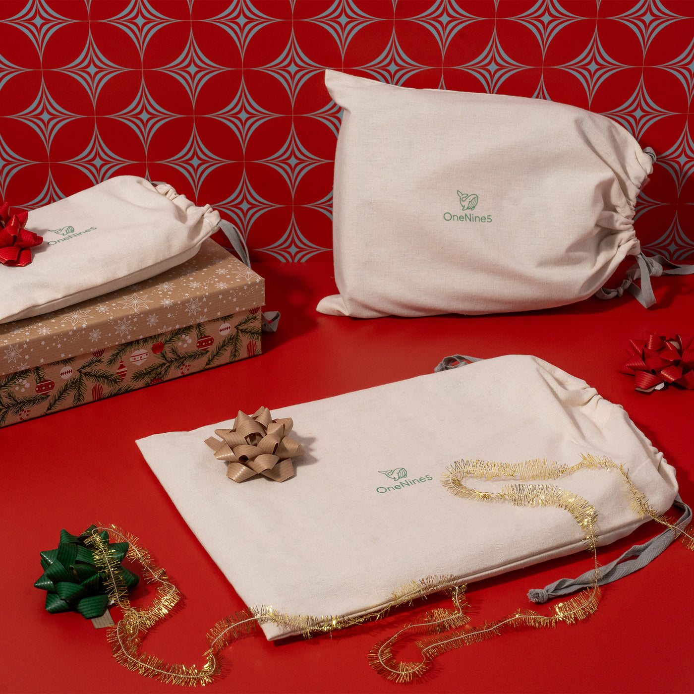 Cotton Gift Bag, Medium