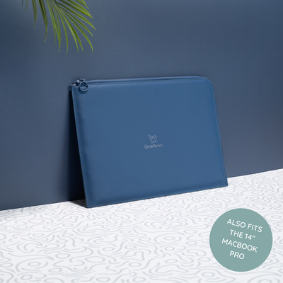 Eco-Conscious 13" Laptop Sleeve, Havelock Blue