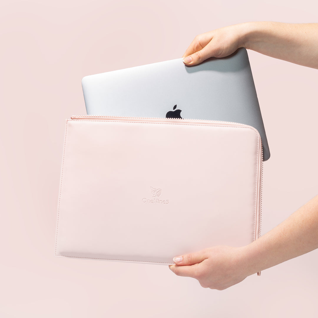 Eco-Conscious 13" Laptop Sleeve, Komodo Pink