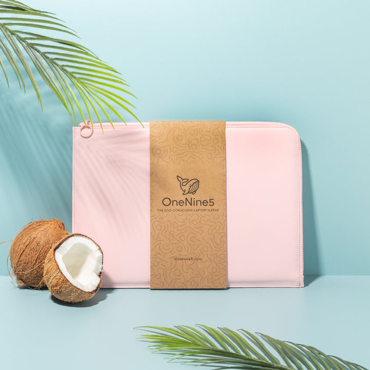 Eco-Conscious 13" Laptop Sleeve, Komodo Pink