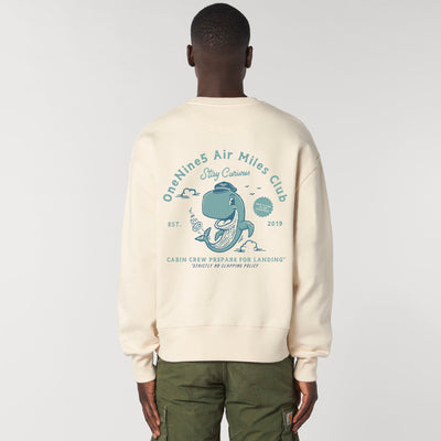 Ltd Edition 'Air Miles Club' Unisex & Relaxed Fit Sweatshirt