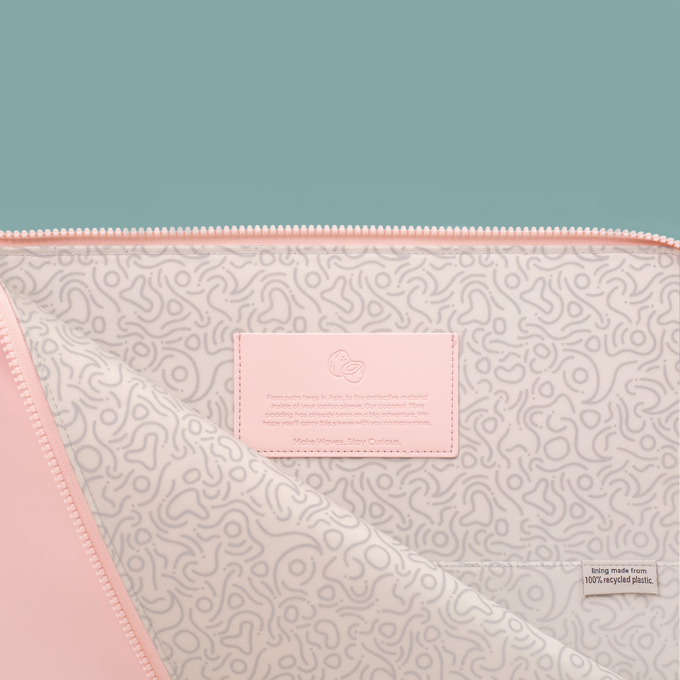 Eco-Conscious 13" Laptop Sleeve, Komodo Pink