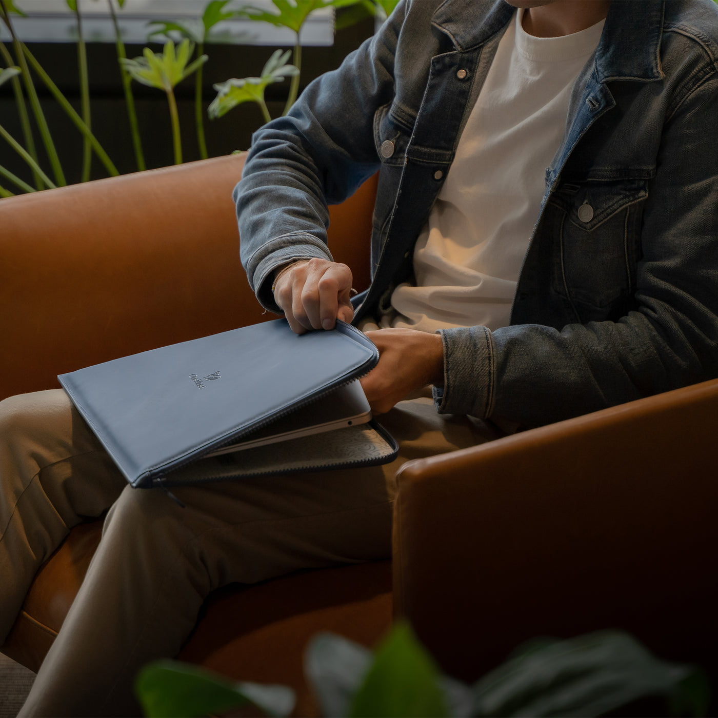 Eco-Conscious 13" Laptop Sleeve, Havelock Blue